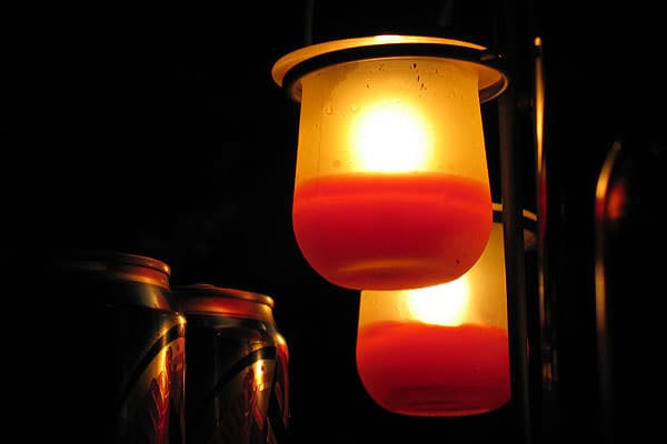 Night lights bokeh