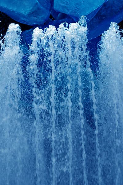 Blue fountain study